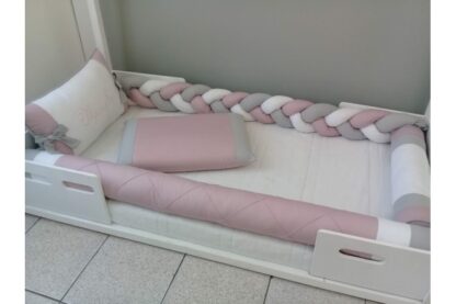 Kit Cama Montessoriano Rose Cinza - Imagem 3
