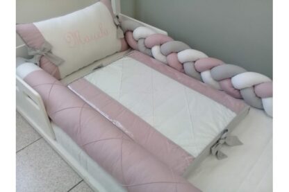 Kit Cama Montessoriano Rose Cinza - Imagem 2