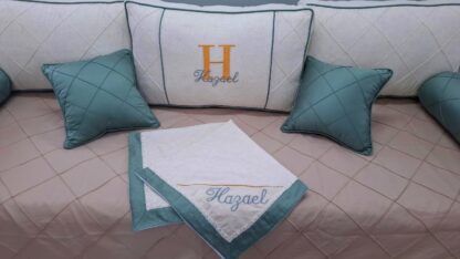 Kit Cama Linho e Verde - Hazael - Imagem 2