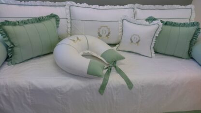 Kit Cama da Babá Verde e Dourado - Davi - Imagem 2