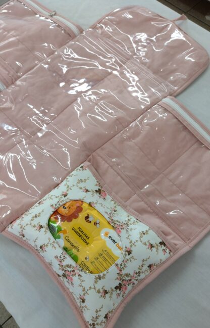 Trocador Portátil de Bolsa Rose Floral - Imagem 2