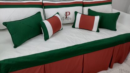Kit Cama da Babá Verde Folha Terroso - Imagem 3