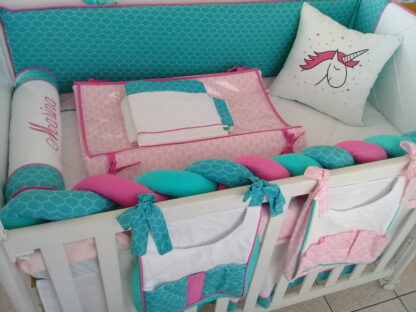 Kit Berço Unicórnio Rosa - Imagem 2