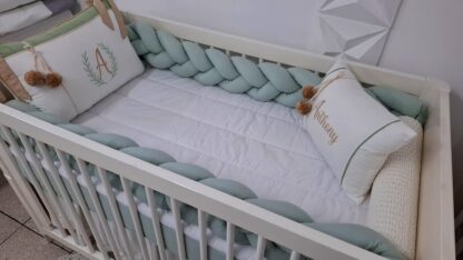 Kit Berço Verde Off White - Imagem 4