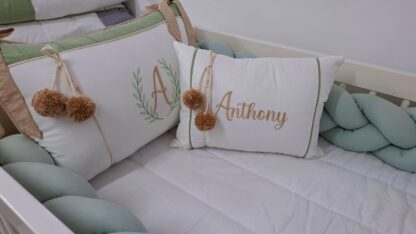 Kit Berço Verde Off White