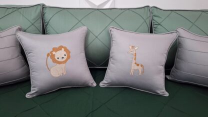 Kit Cama da Babá Bichos Patch Work - Imagem 3