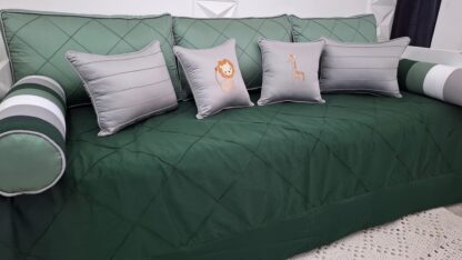 Kit Cama da Babá Bichos Patch Work