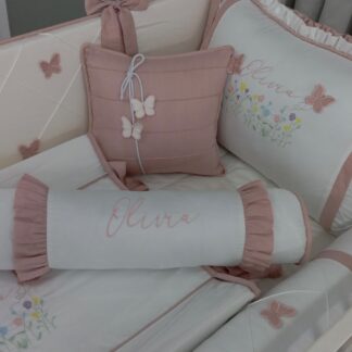 Kit Berço Rose Floral